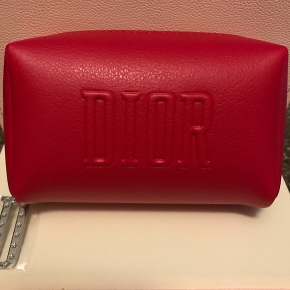 dior red pouch